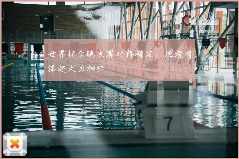 世界杯今晚决赛对阵确定,胜者将捧起大力神杯